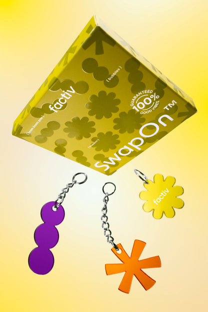 SwapOn™ Flower Power 吊飾牌