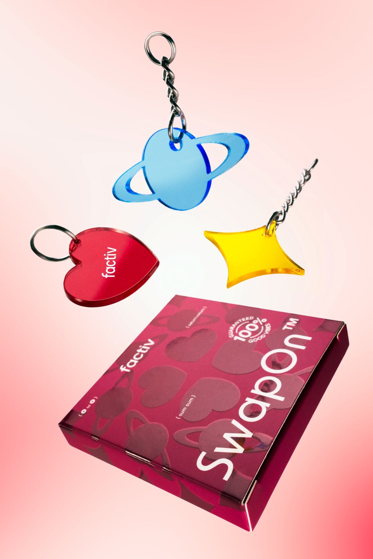 SwapOn™ Heartbreak Planet 吊飾牌